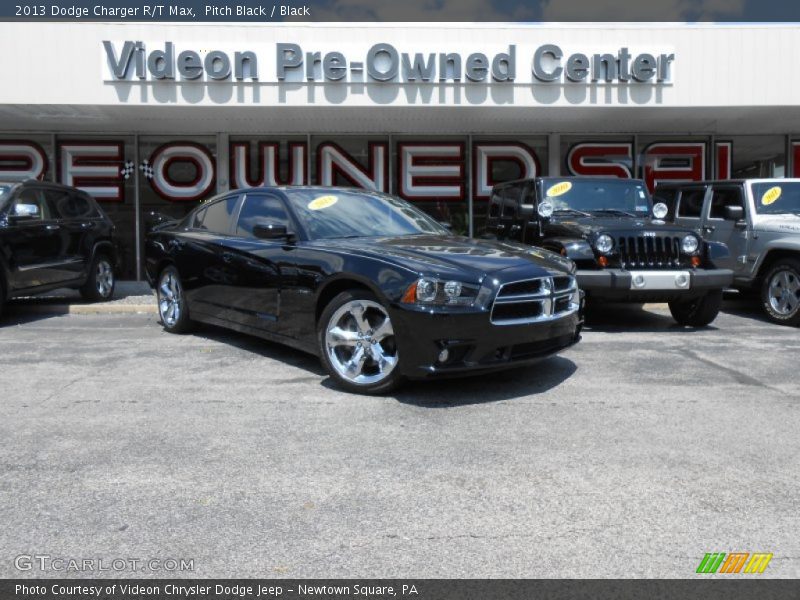 Pitch Black / Black 2013 Dodge Charger R/T Max