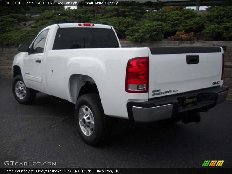 Summit White / Ebony 2013 GMC Sierra 2500HD SLE Regular Cab