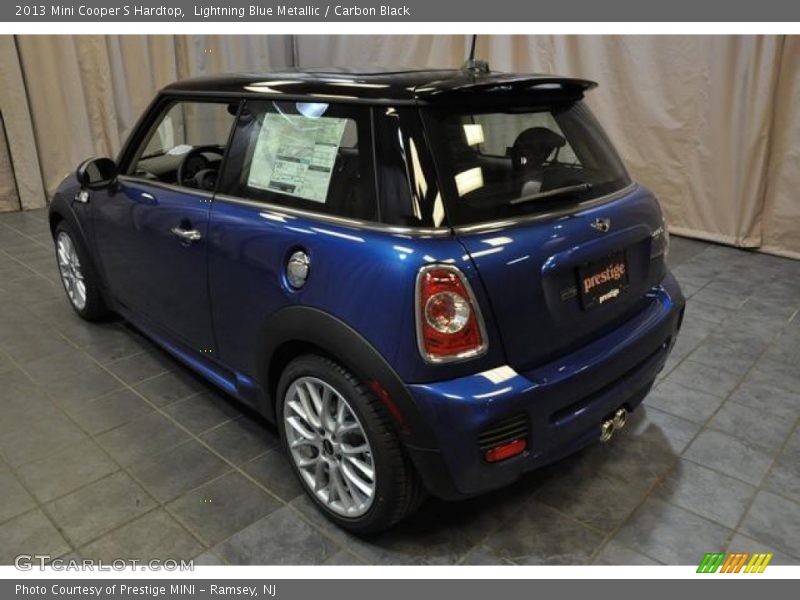 Lightning Blue Metallic / Carbon Black 2013 Mini Cooper S Hardtop
