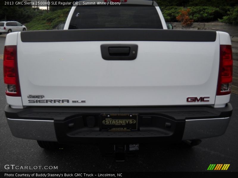 Summit White / Ebony 2013 GMC Sierra 2500HD SLE Regular Cab