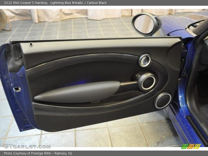 Lightning Blue Metallic / Carbon Black 2013 Mini Cooper S Hardtop