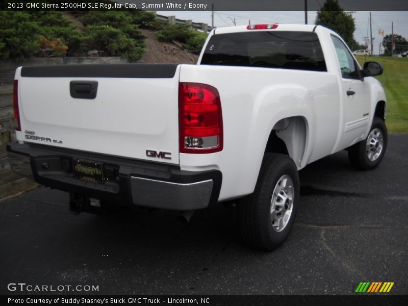 Summit White / Ebony 2013 GMC Sierra 2500HD SLE Regular Cab