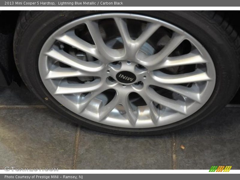 Lightning Blue Metallic / Carbon Black 2013 Mini Cooper S Hardtop