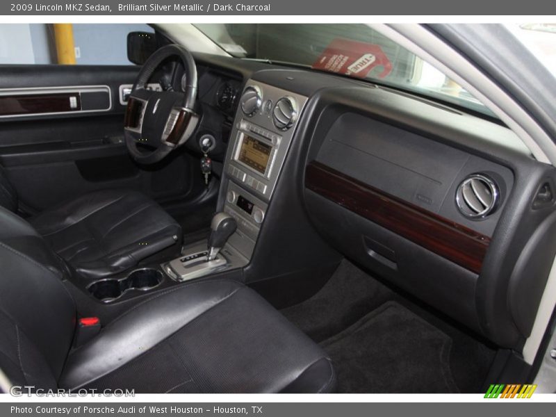 Brilliant Silver Metallic / Dark Charcoal 2009 Lincoln MKZ Sedan