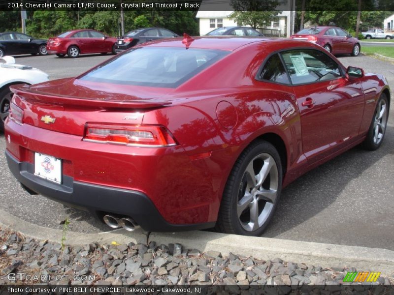 Crystal Red Tintcoat / Black 2014 Chevrolet Camaro LT/RS Coupe