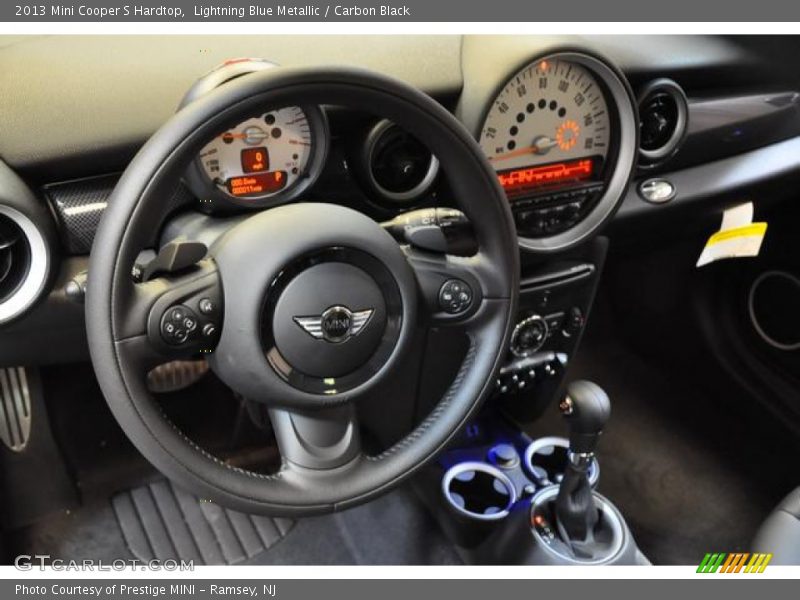 Lightning Blue Metallic / Carbon Black 2013 Mini Cooper S Hardtop