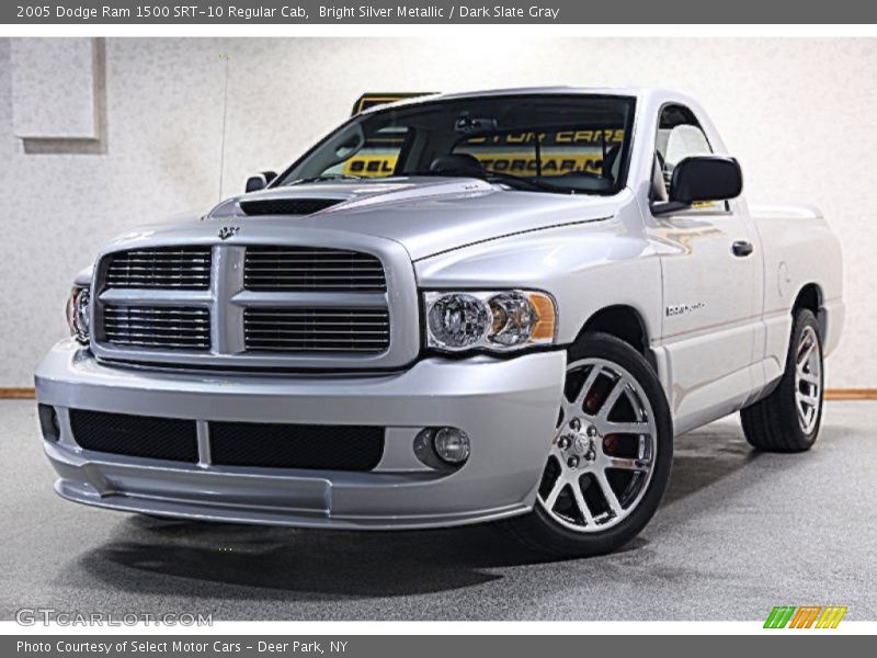 Bright Silver Metallic / Dark Slate Gray 2005 Dodge Ram 1500 SRT-10 Regular Cab