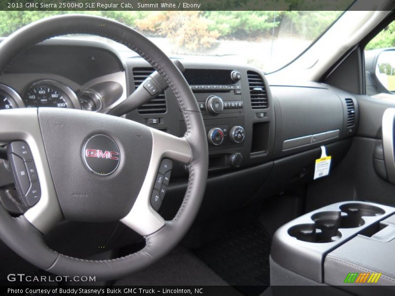 Summit White / Ebony 2013 GMC Sierra 2500HD SLE Regular Cab