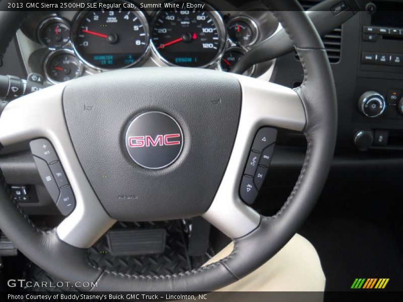 Summit White / Ebony 2013 GMC Sierra 2500HD SLE Regular Cab