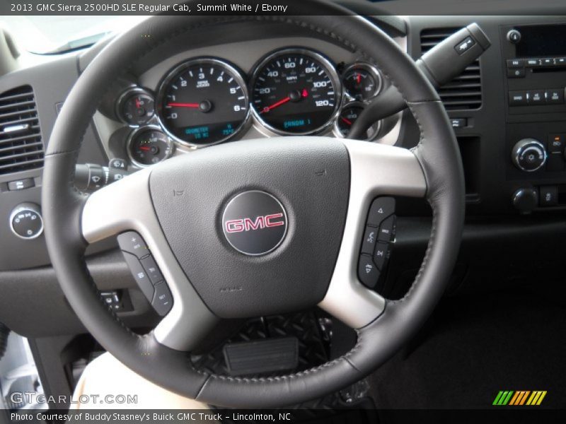Summit White / Ebony 2013 GMC Sierra 2500HD SLE Regular Cab