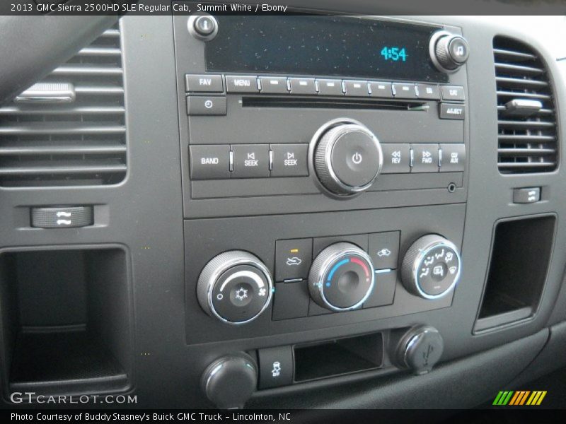 Summit White / Ebony 2013 GMC Sierra 2500HD SLE Regular Cab