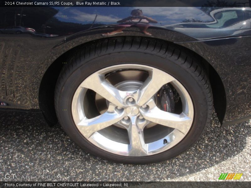 Blue Ray Metallic / Black 2014 Chevrolet Camaro SS/RS Coupe