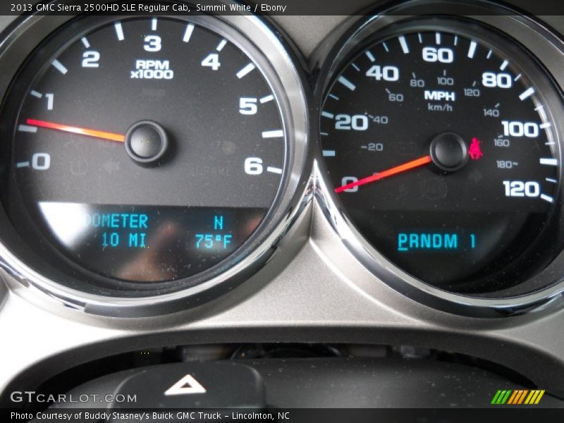 Summit White / Ebony 2013 GMC Sierra 2500HD SLE Regular Cab