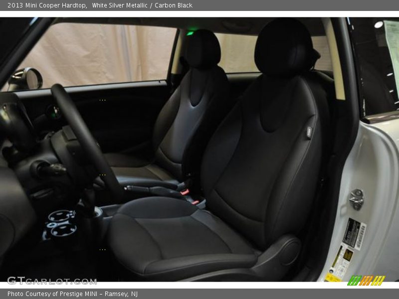 White Silver Metallic / Carbon Black 2013 Mini Cooper Hardtop