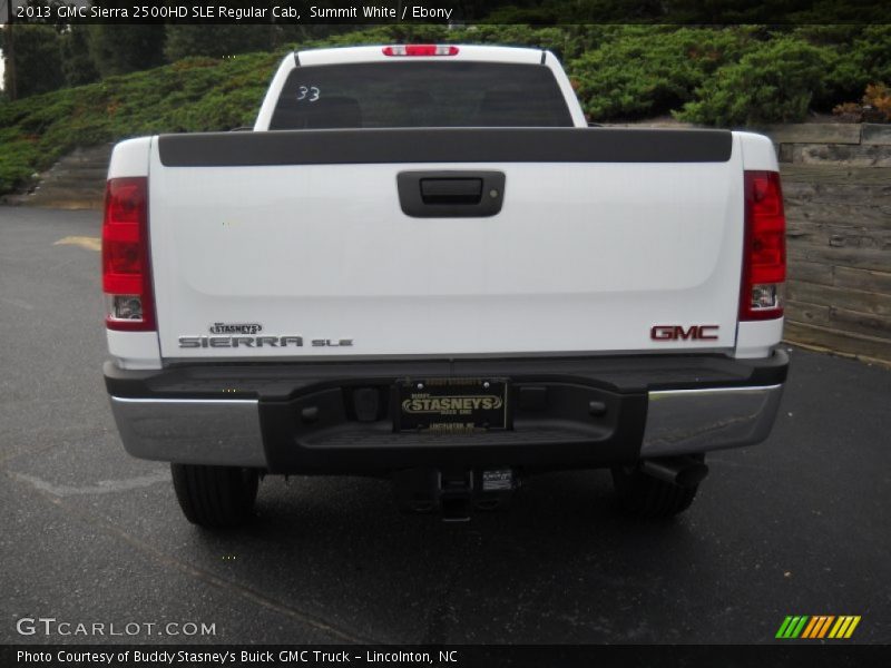 Summit White / Ebony 2013 GMC Sierra 2500HD SLE Regular Cab