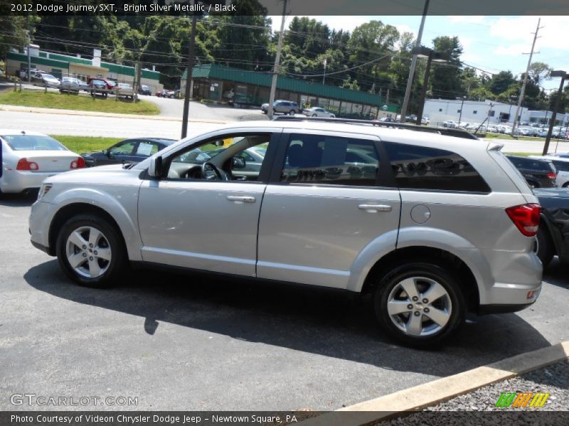 Bright Silver Metallic / Black 2012 Dodge Journey SXT