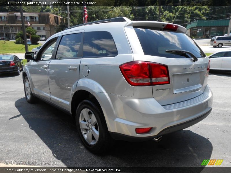 Bright Silver Metallic / Black 2012 Dodge Journey SXT
