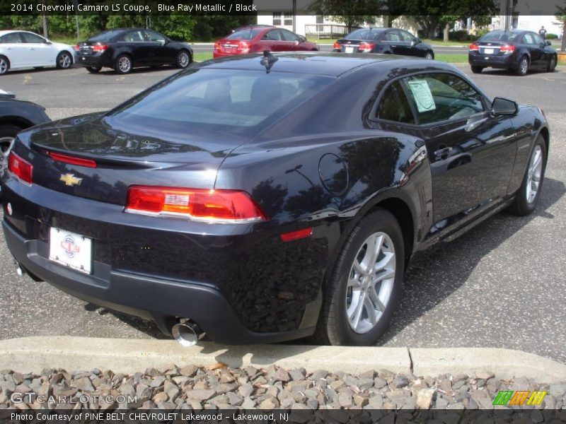 Blue Ray Metallic / Black 2014 Chevrolet Camaro LS Coupe