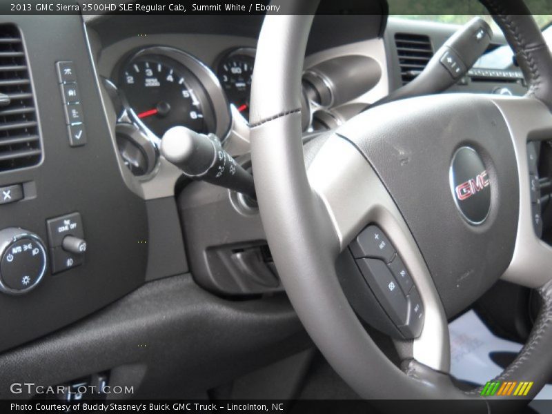Summit White / Ebony 2013 GMC Sierra 2500HD SLE Regular Cab