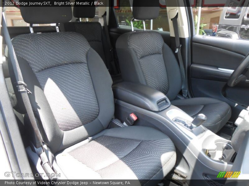 Bright Silver Metallic / Black 2012 Dodge Journey SXT