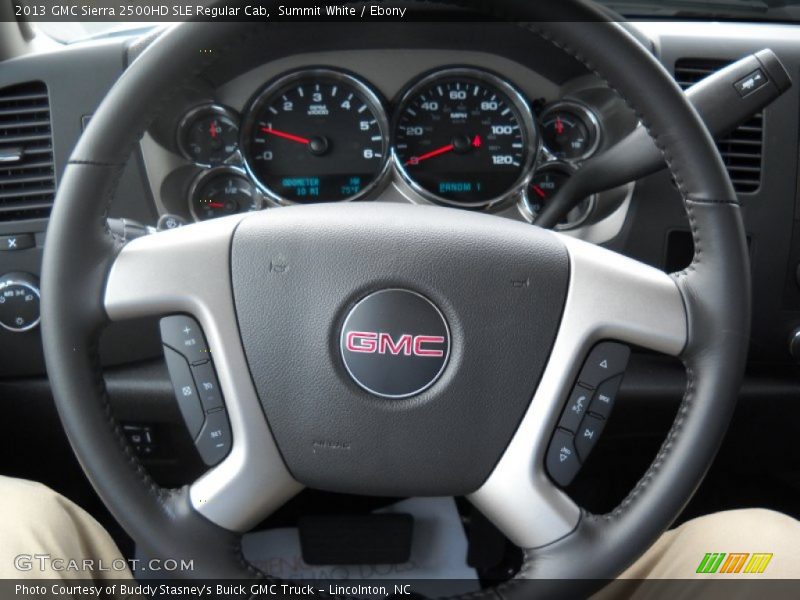 Summit White / Ebony 2013 GMC Sierra 2500HD SLE Regular Cab