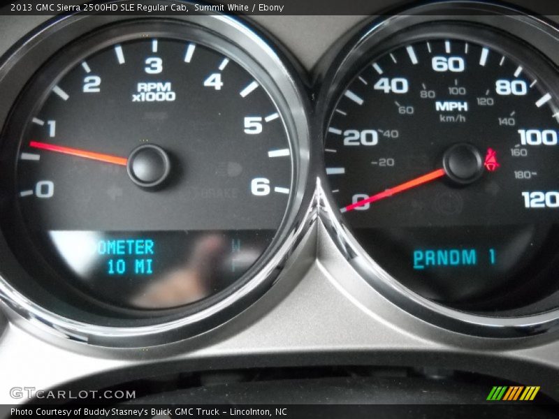 Summit White / Ebony 2013 GMC Sierra 2500HD SLE Regular Cab