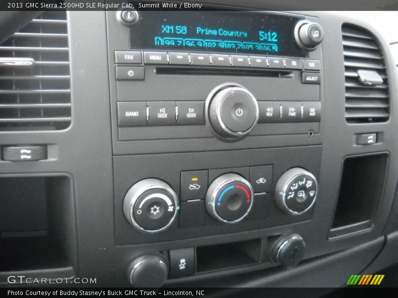 Summit White / Ebony 2013 GMC Sierra 2500HD SLE Regular Cab