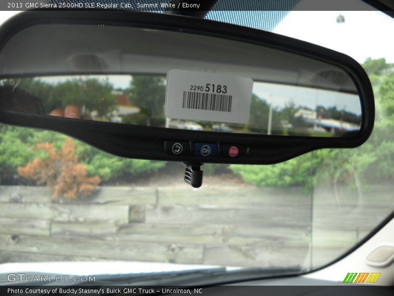 Summit White / Ebony 2013 GMC Sierra 2500HD SLE Regular Cab