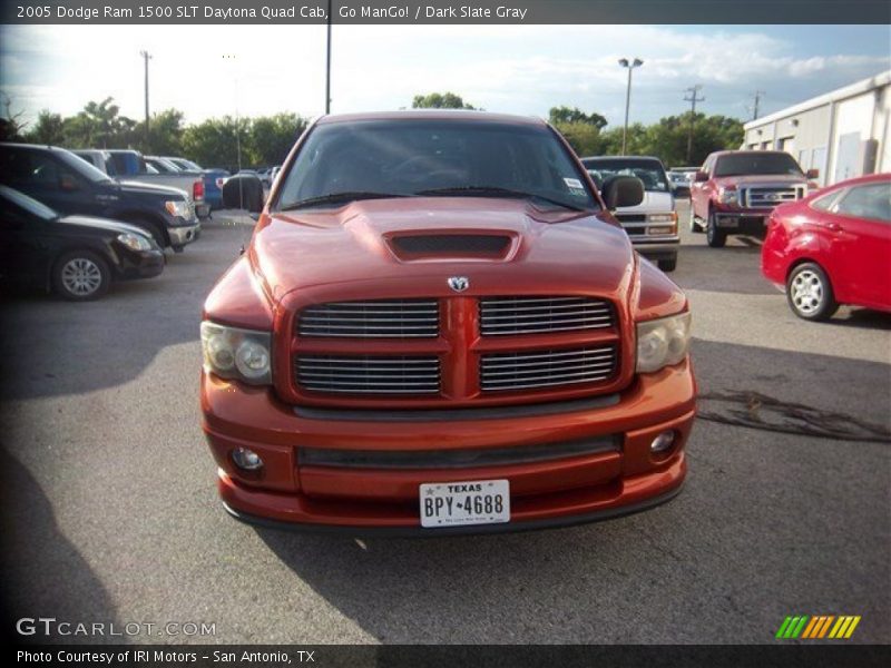 Go ManGo! / Dark Slate Gray 2005 Dodge Ram 1500 SLT Daytona Quad Cab