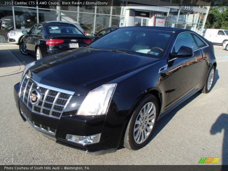 Black Raven / Ebony/Ebony 2012 Cadillac CTS 4 AWD Coupe