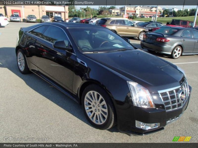Black Raven / Ebony/Ebony 2012 Cadillac CTS 4 AWD Coupe