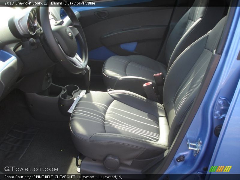 Denim (Blue) / Silver/Blue 2013 Chevrolet Spark LS