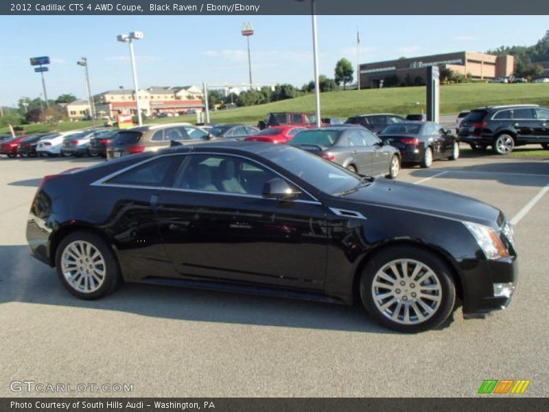 Black Raven / Ebony/Ebony 2012 Cadillac CTS 4 AWD Coupe