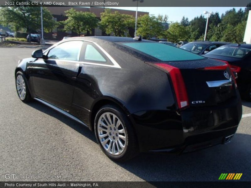 Black Raven / Ebony/Ebony 2012 Cadillac CTS 4 AWD Coupe