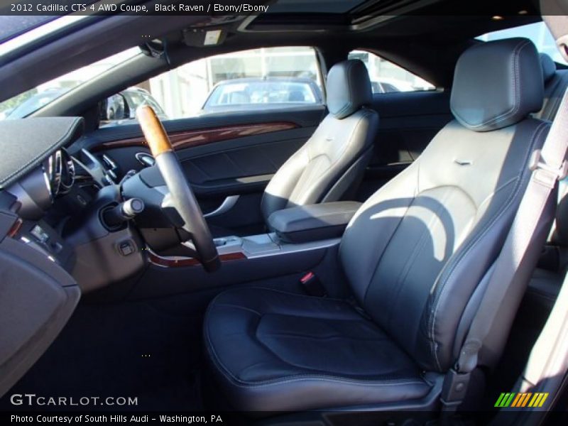 Black Raven / Ebony/Ebony 2012 Cadillac CTS 4 AWD Coupe