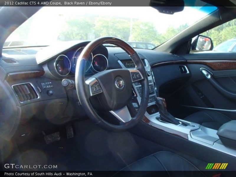 Black Raven / Ebony/Ebony 2012 Cadillac CTS 4 AWD Coupe