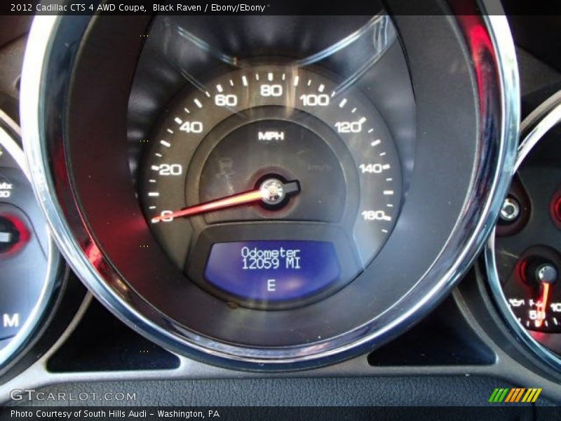 Black Raven / Ebony/Ebony 2012 Cadillac CTS 4 AWD Coupe