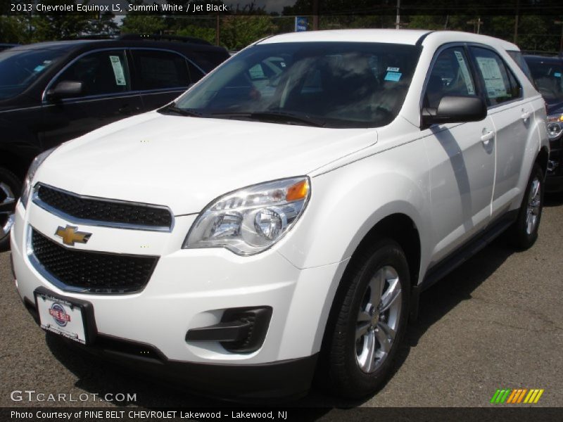 Summit White / Jet Black 2013 Chevrolet Equinox LS