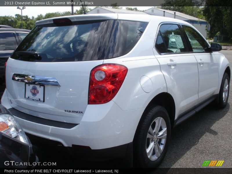 Summit White / Jet Black 2013 Chevrolet Equinox LS