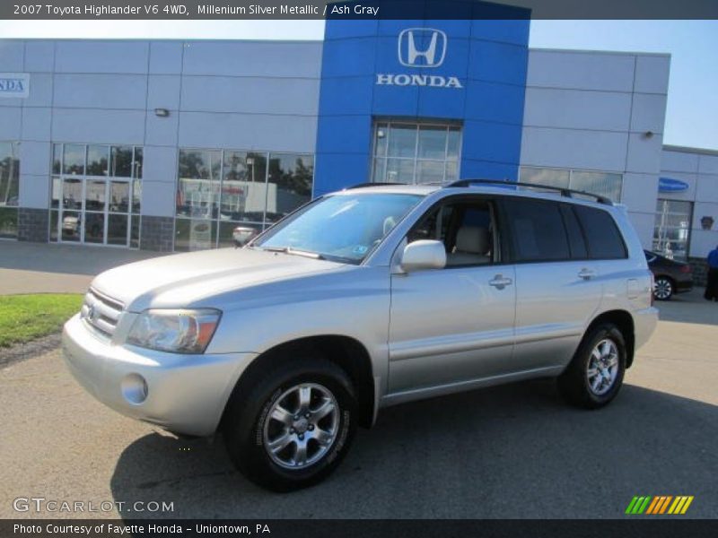 Millenium Silver Metallic / Ash Gray 2007 Toyota Highlander V6 4WD
