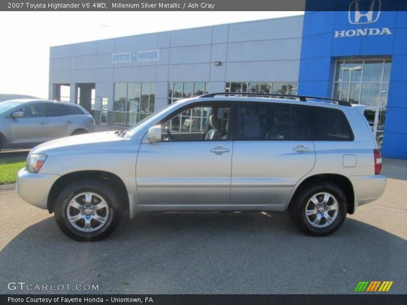 Millenium Silver Metallic / Ash Gray 2007 Toyota Highlander V6 4WD