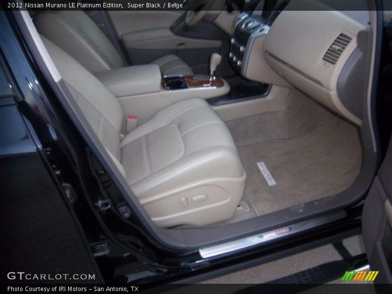 Super Black / Beige 2012 Nissan Murano LE Platinum Edition