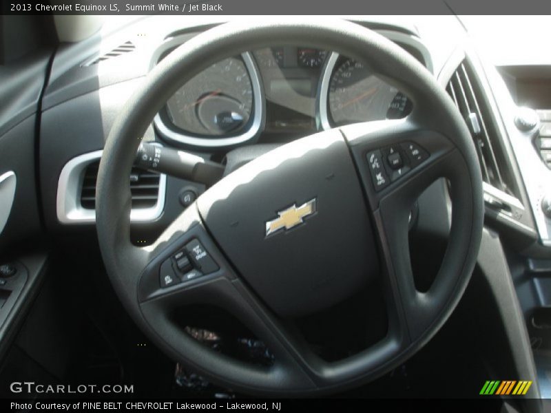 Summit White / Jet Black 2013 Chevrolet Equinox LS