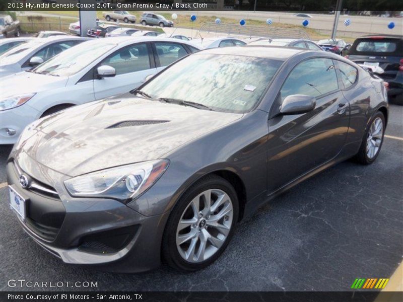 Gran Premio Gray / Black Cloth 2013 Hyundai Genesis Coupe 2.0T