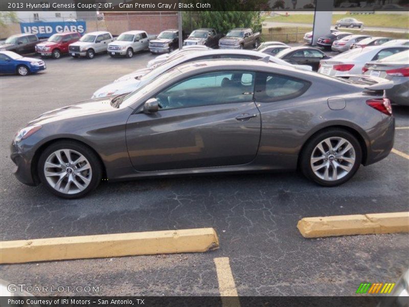Gran Premio Gray / Black Cloth 2013 Hyundai Genesis Coupe 2.0T
