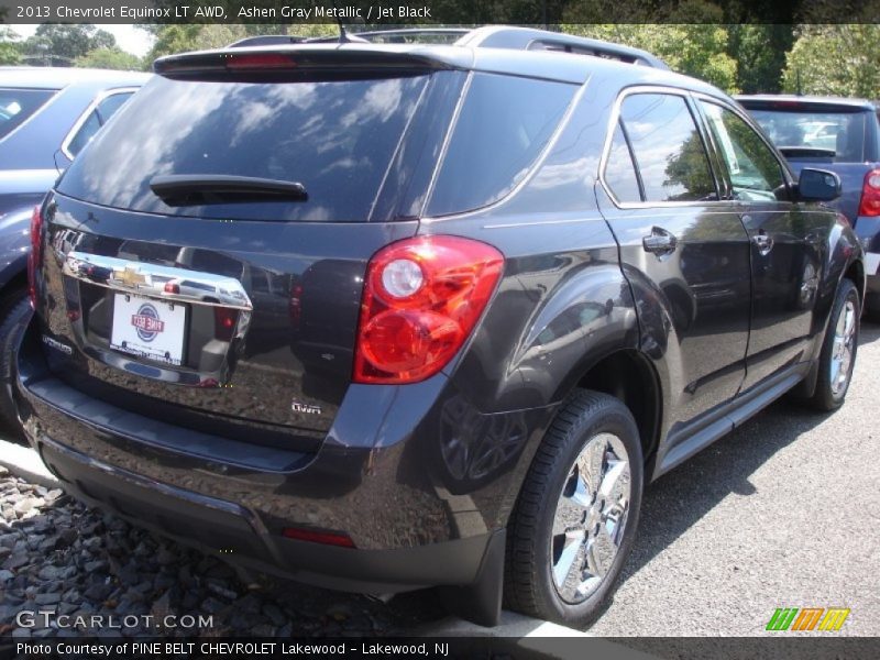 Ashen Gray Metallic / Jet Black 2013 Chevrolet Equinox LT AWD