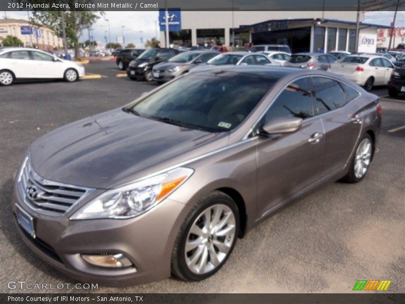 Bronze Mist Metallic / Camel 2012 Hyundai Azera