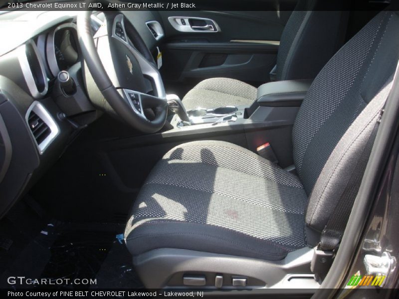 Ashen Gray Metallic / Jet Black 2013 Chevrolet Equinox LT AWD