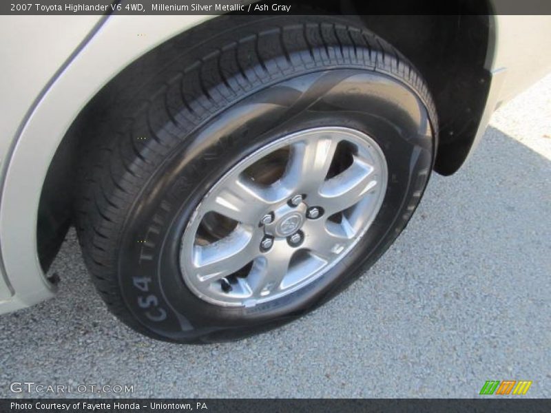 Millenium Silver Metallic / Ash Gray 2007 Toyota Highlander V6 4WD