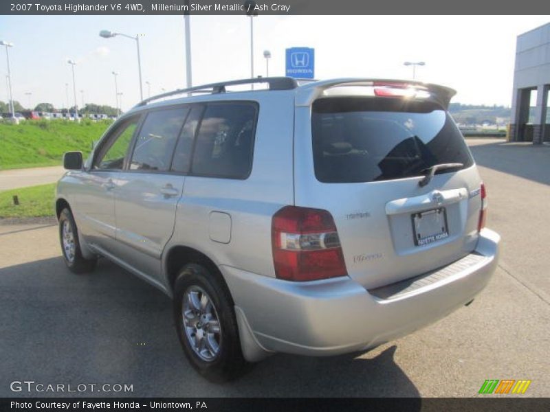 Millenium Silver Metallic / Ash Gray 2007 Toyota Highlander V6 4WD